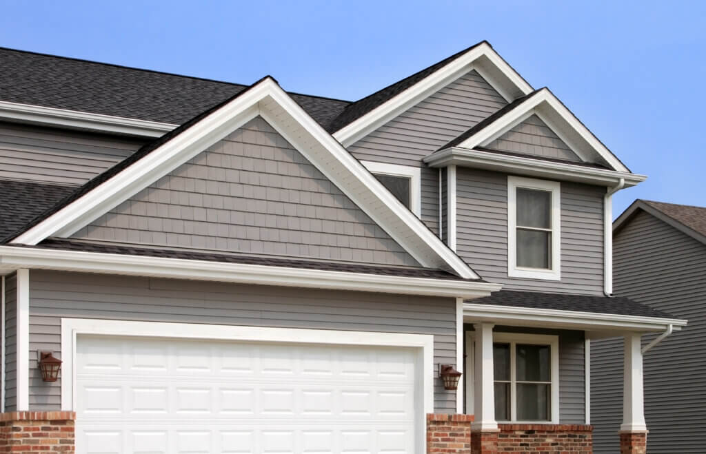 New home with new windows, vinyl siding, gutters, roof