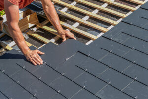 rubber slate roof repair in hatboro