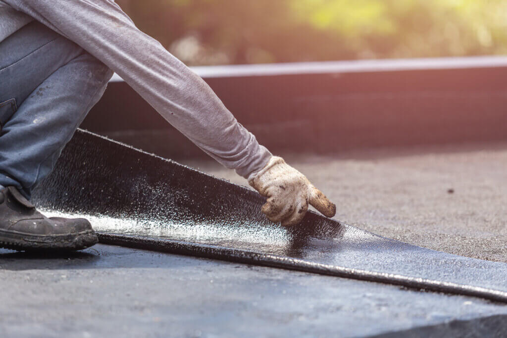 flat roof repair in Bucks County