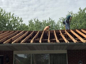 sagging roof rafters repair in Burlington County